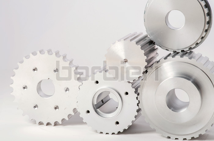 Aluminum alloy timing pulley